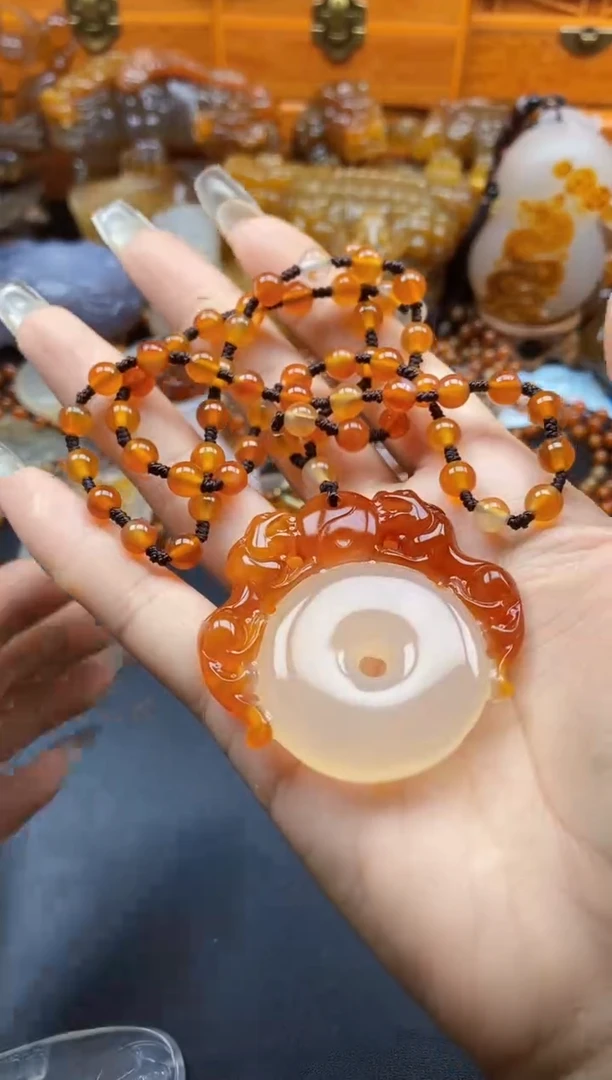 玛瑙/玉髓挂件未镶嵌用****8ll