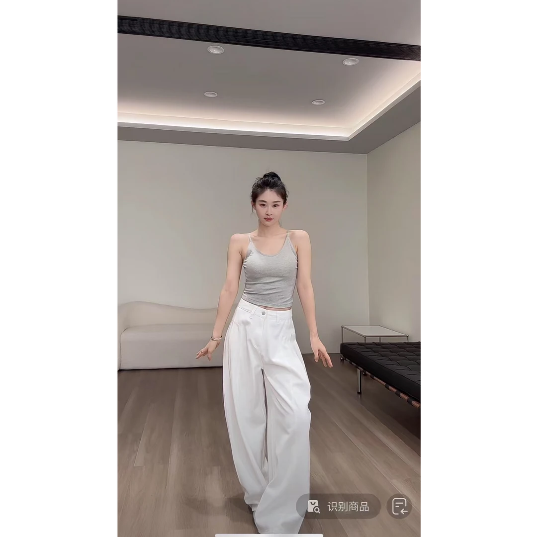 【RUNAWAY REALIST】莱赛尔面料胸垫一体蚕丝吊带 S320