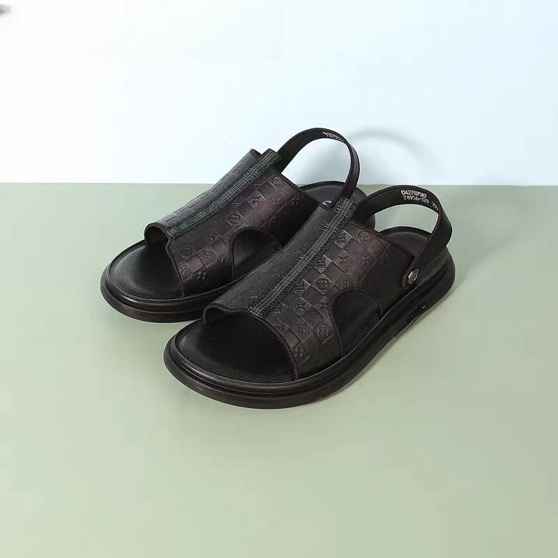 沙滩凉鞋男2024夏季新款舒适平底防滑休闲拖鞋R4-9221