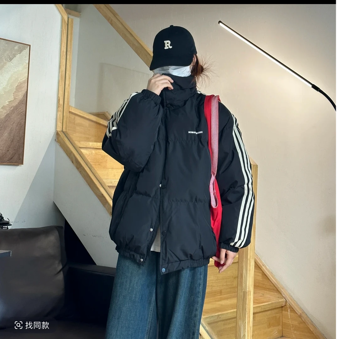 情侣款百搭棉衣外套