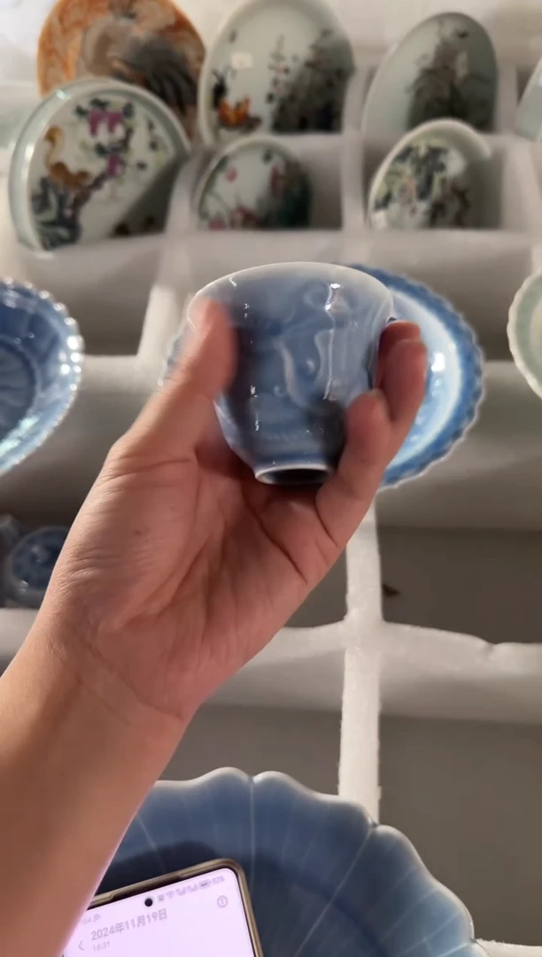 瓷片景德镇瓷器茶器茶杯