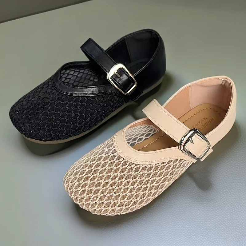 夏季新款网面渔夫鞋单鞋310