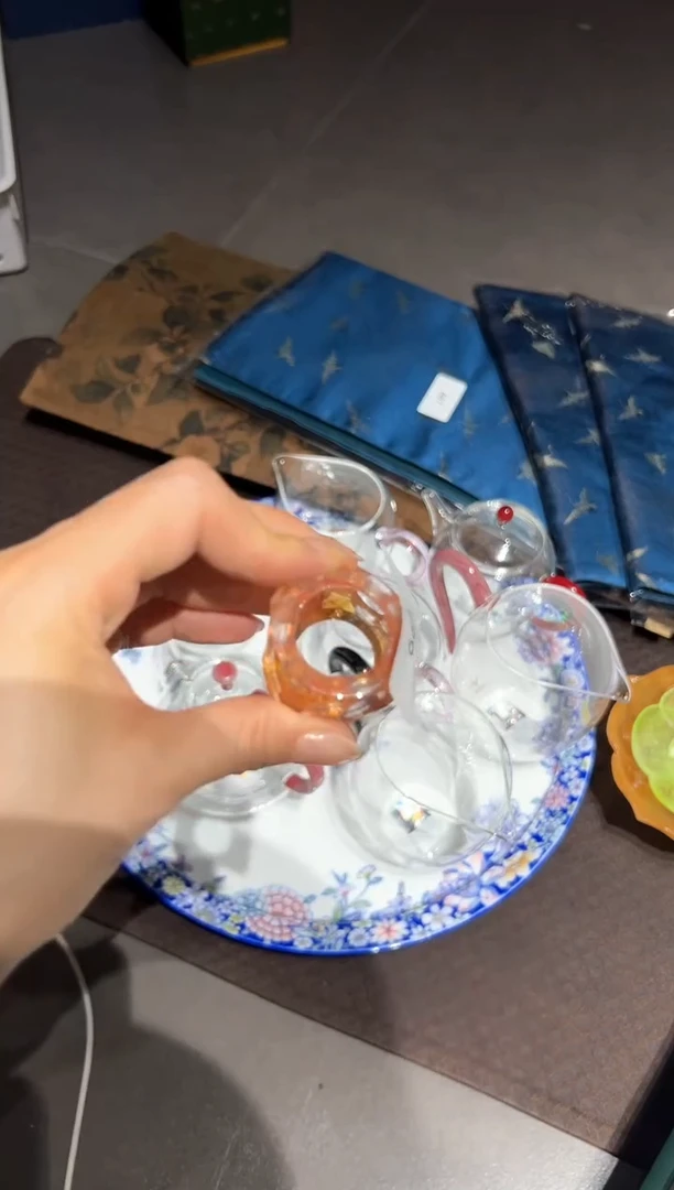 664盖置琉璃琥珀盖置