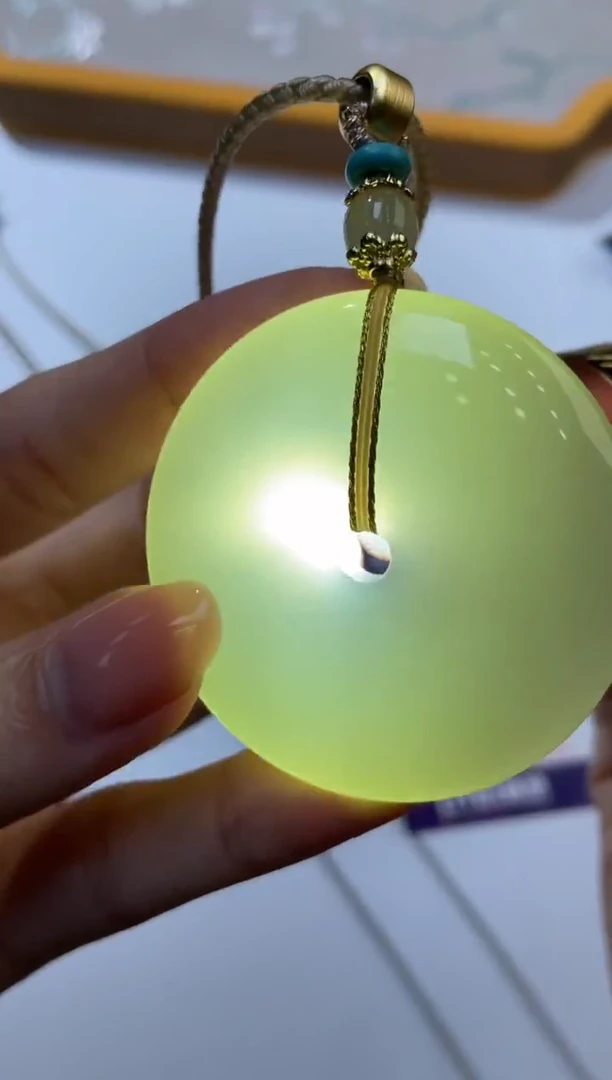 颈饰未镶嵌和田玉烟****g376864/和田玉平安扣   多样性一件发