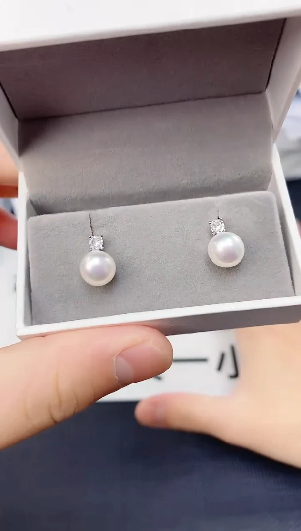 未镶嵌耳饰淡水珍珠ED1075