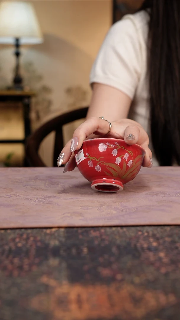 杯景德镇陶瓷杯碗柴烧多人