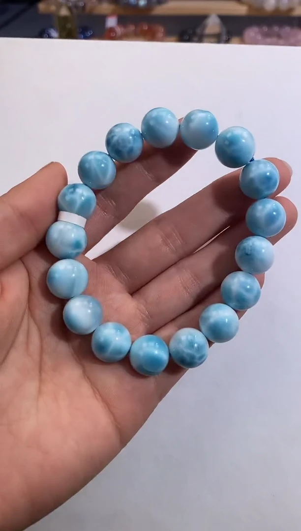 【闪购商品】针钠钙石（海纹石）手链未镶嵌手链