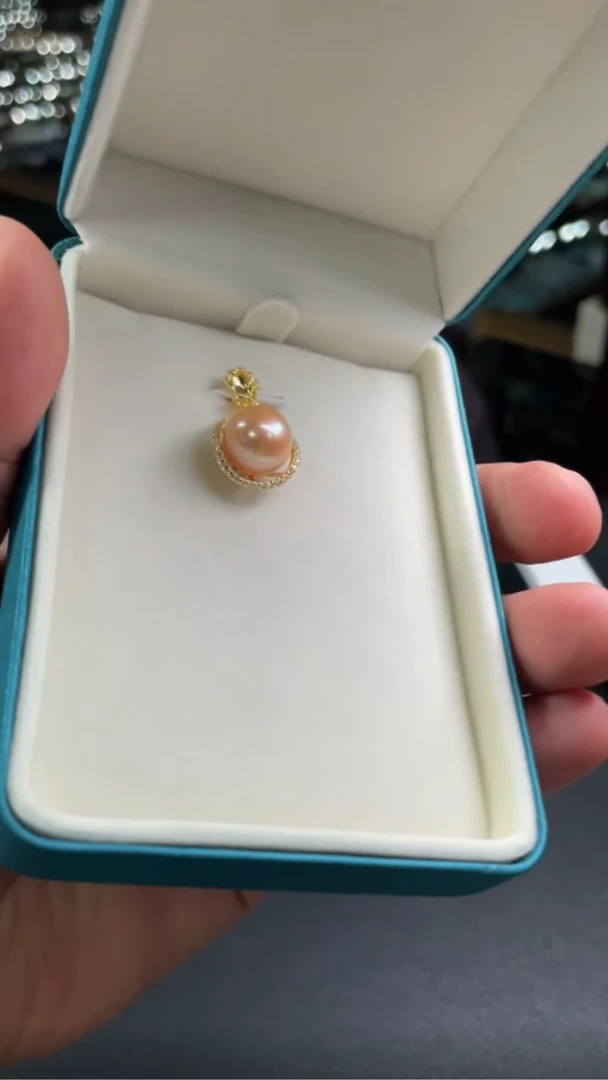 淡水珍珠银S925镶嵌颈饰-13477-E35-多样性发其一