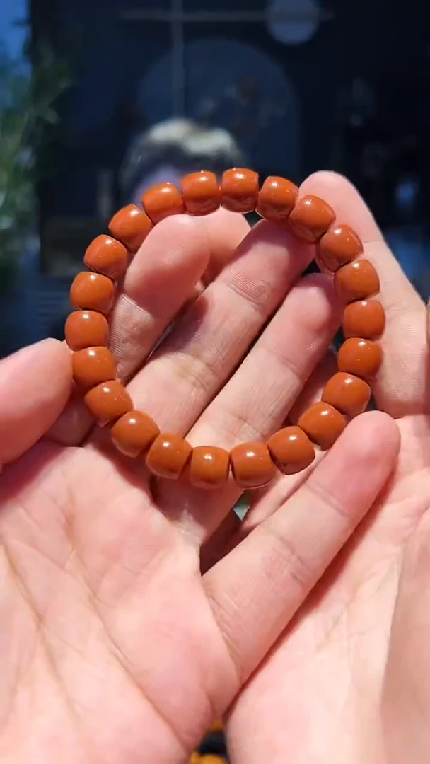 【闪购商品】南红玛瑙手串未镶嵌10+朱红单圈