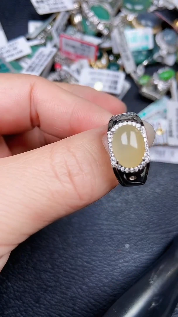 颈饰银S925镶嵌翡翠115