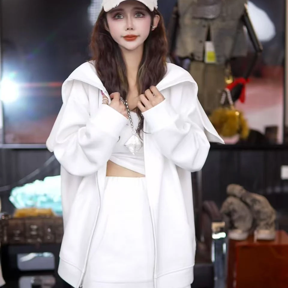 新款韩版穿搭多巴胺黄色外套半身裙两件套女2025开春搭配一整套