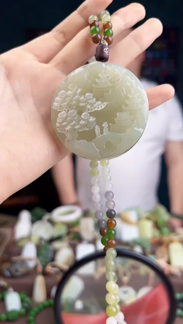 【闪购商品】和田玉颈饰未镶嵌 ZZ 拍一发一 多样性发货