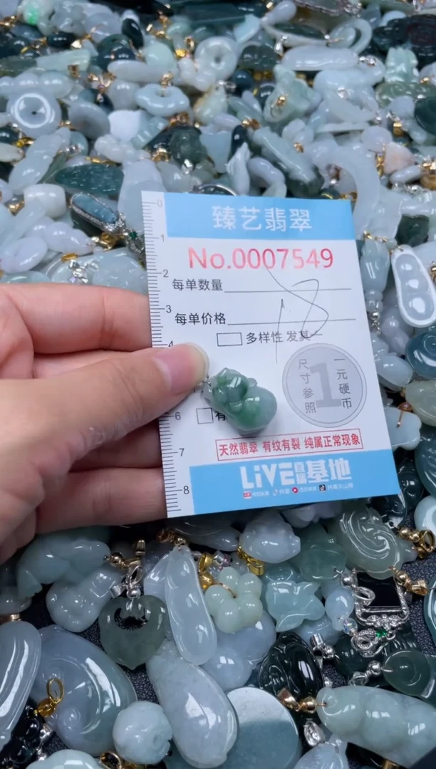 颈饰未镶嵌翡翠7549