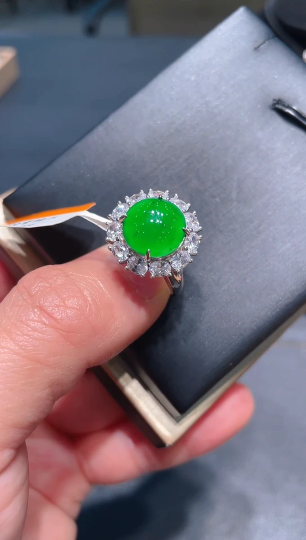 翡翠银S925镶嵌颈饰翡翠A17