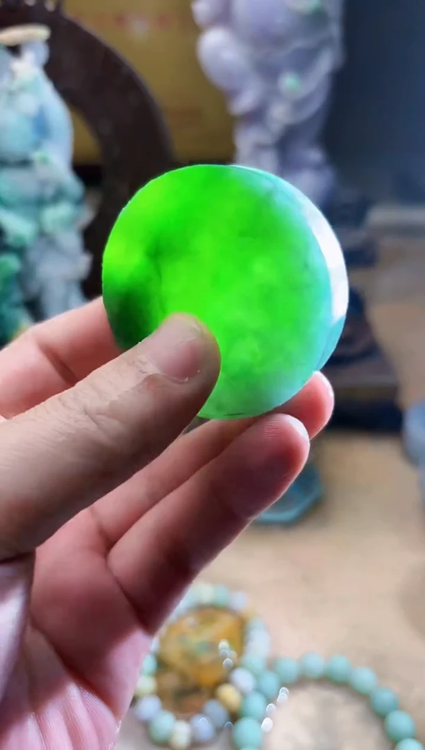 未镶嵌挂件翡翠A货张优9416