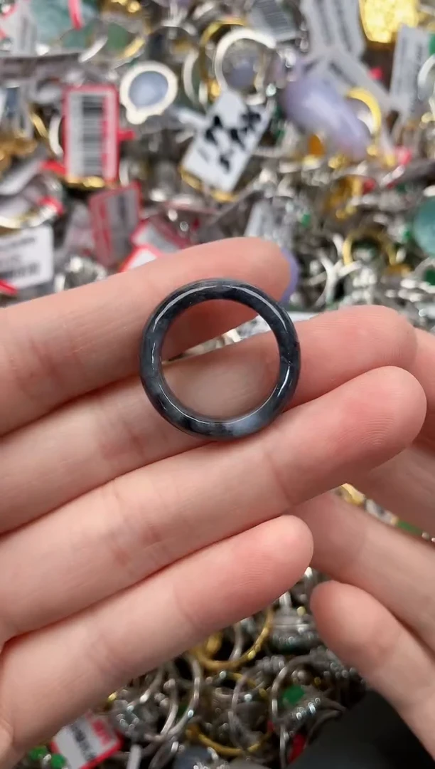 未镶嵌戒指翡翠随机发