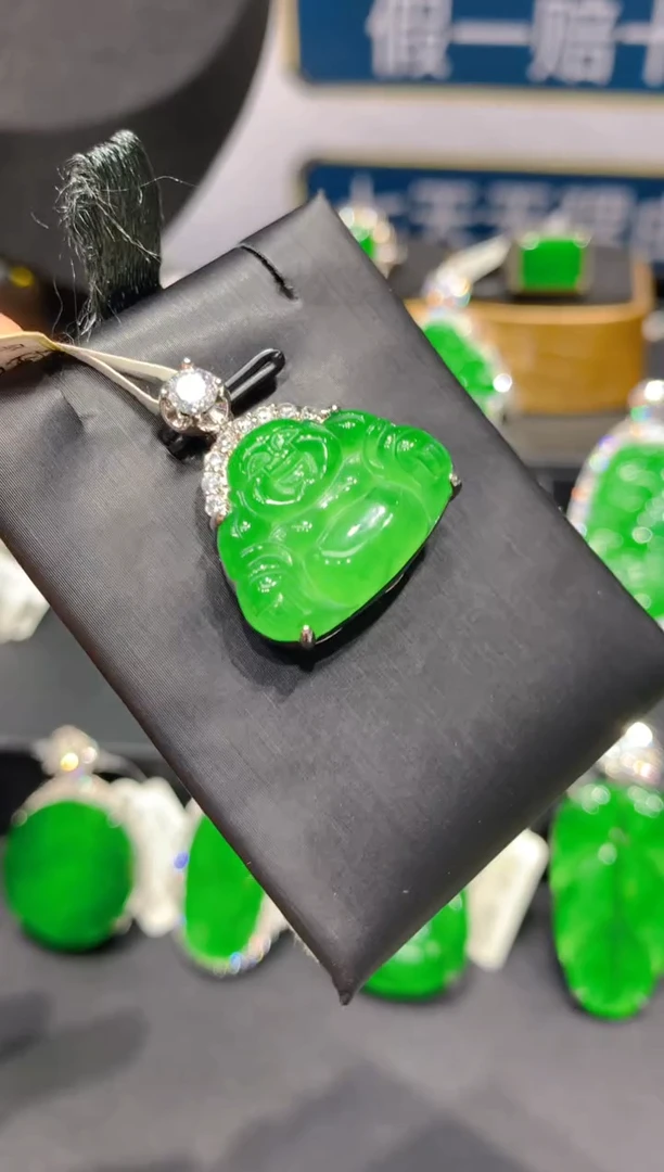 翡翠未镶嵌颈饰5一季