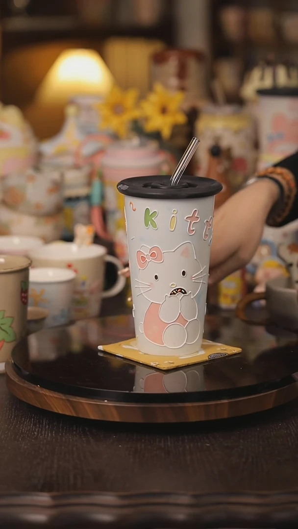 摆件景德镇釉下彩绘设计师款式陶瓷