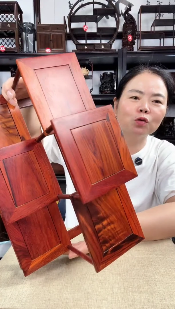 木红六连老李红木工艺品
