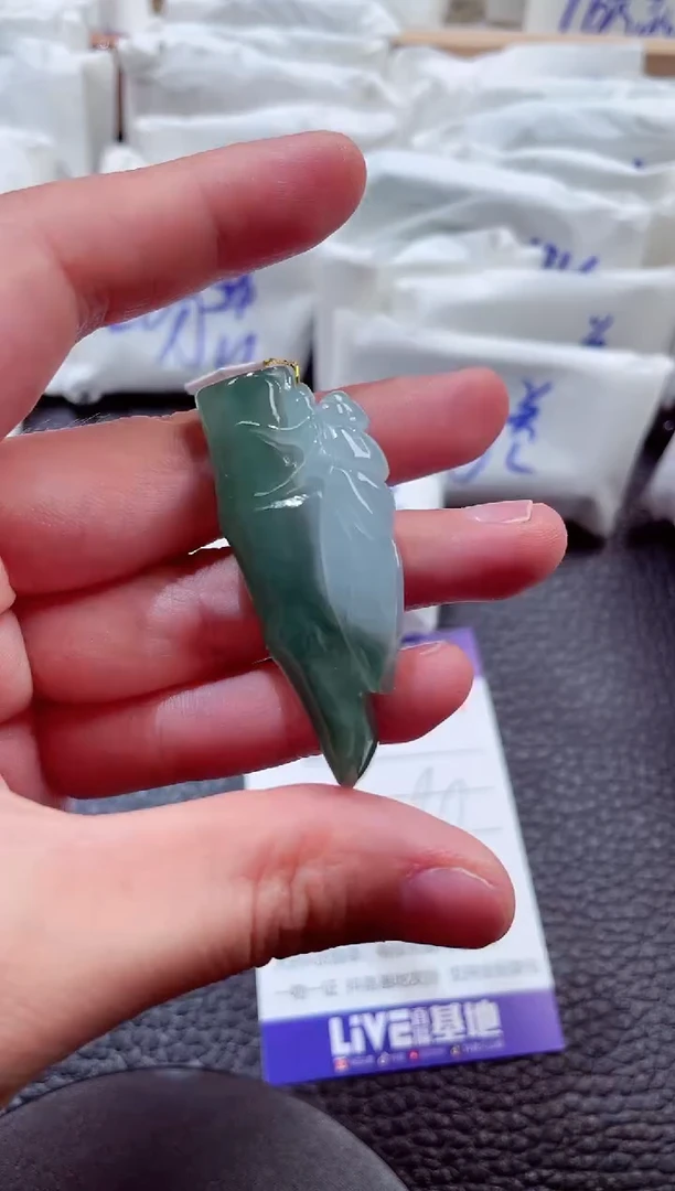 翡翠未镶嵌颈饰00006877