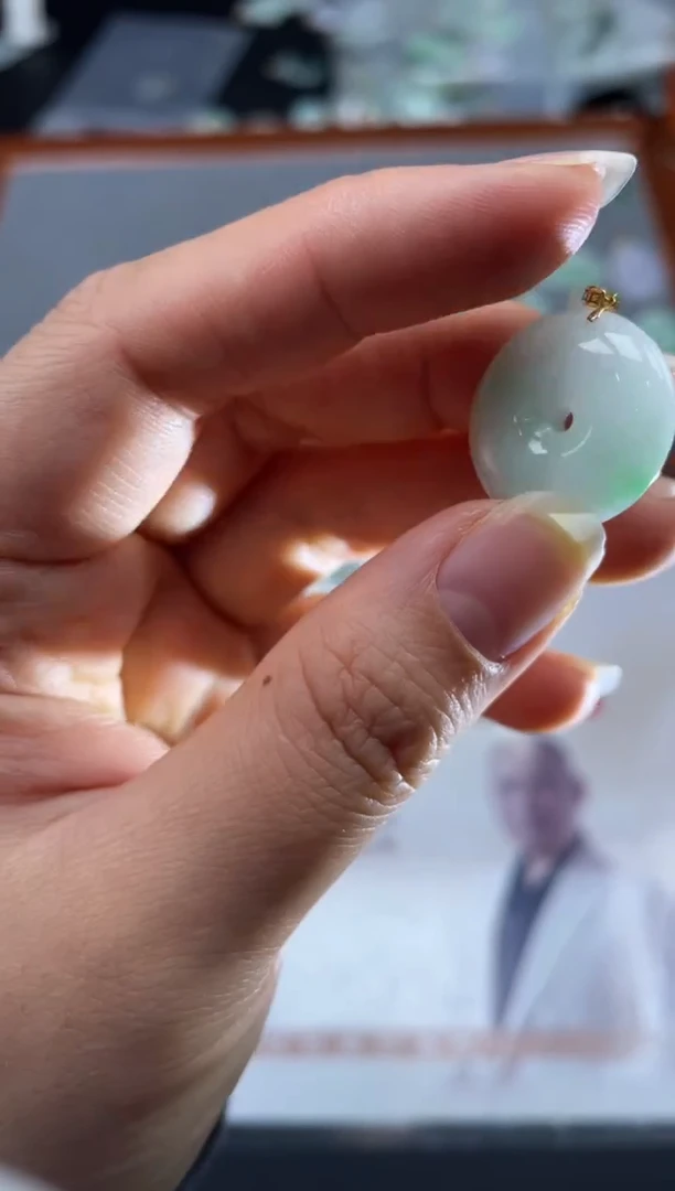 【闪购商品】定制翡翠18K金镶嵌01-18HDJT0123881