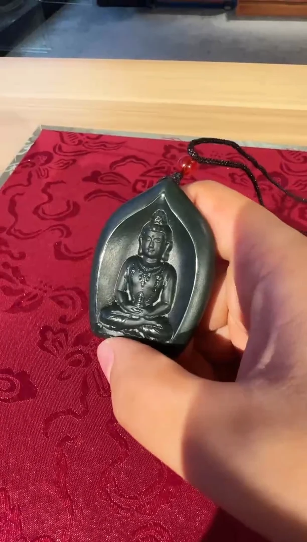 和田玉未镶嵌挂件02