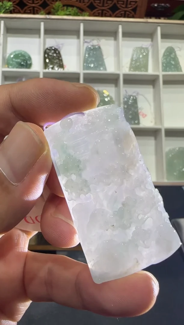 未镶嵌挂件翡翠A货翡翠多样性孤品
