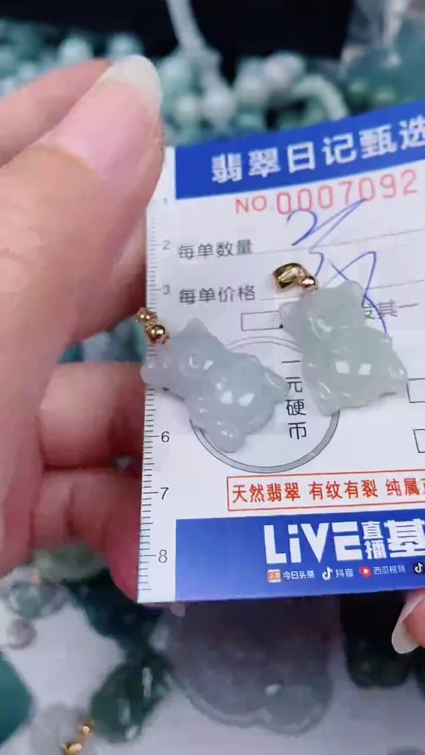 翡翠未镶嵌颈饰00007092
