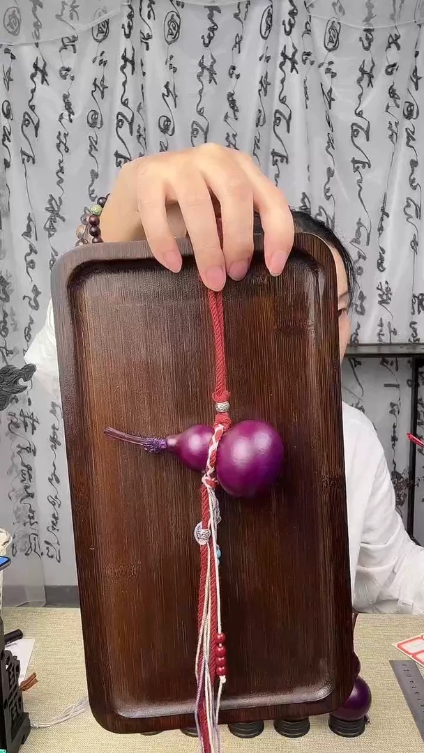 大漆葫芦挂件-----015