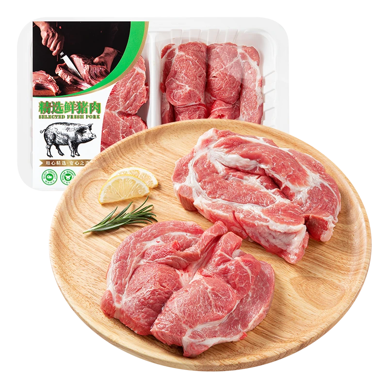 精选鲜猪梅花肉约600g