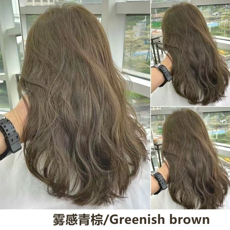 植物染发剂雾感青棕黑茶粟棕焦糖咖啡2025爆款流行色染膏家用免漂