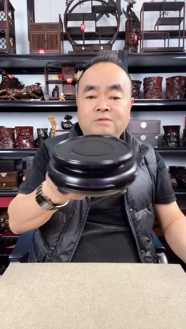 木老李红木工艺品923瑕疵