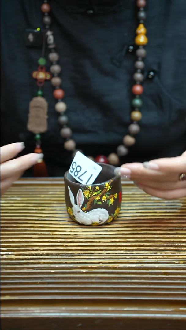 万古烧粗陶手工茶具