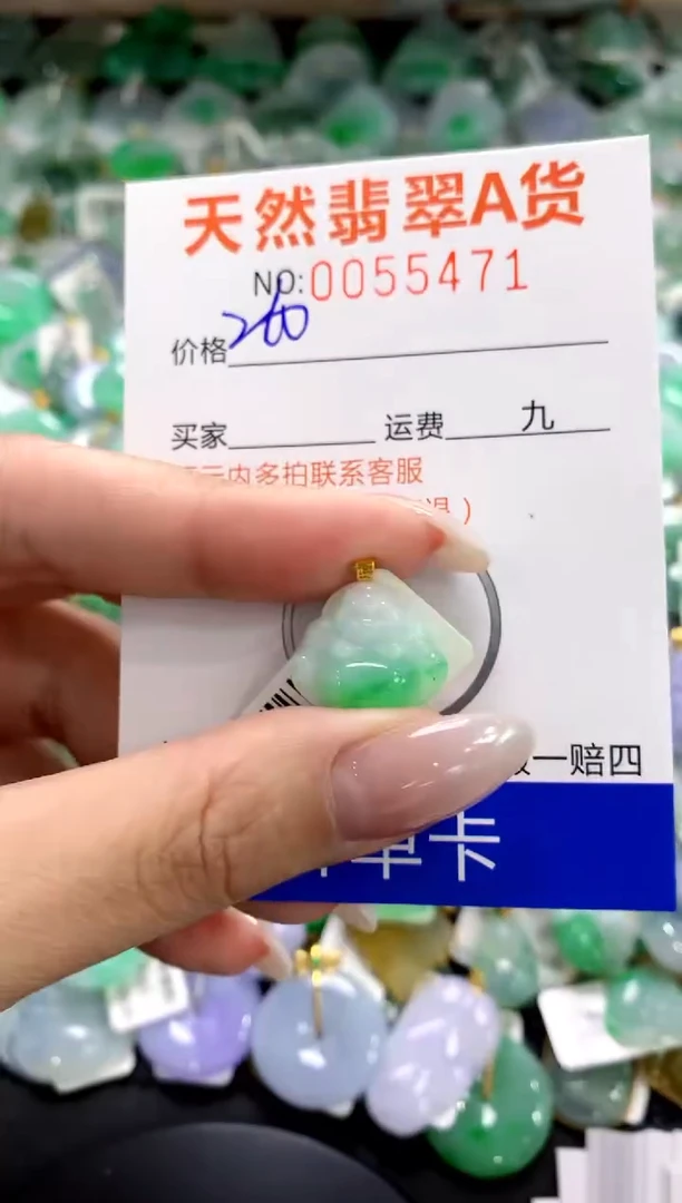 翡翠18K金镶嵌颈饰1111111111111111
