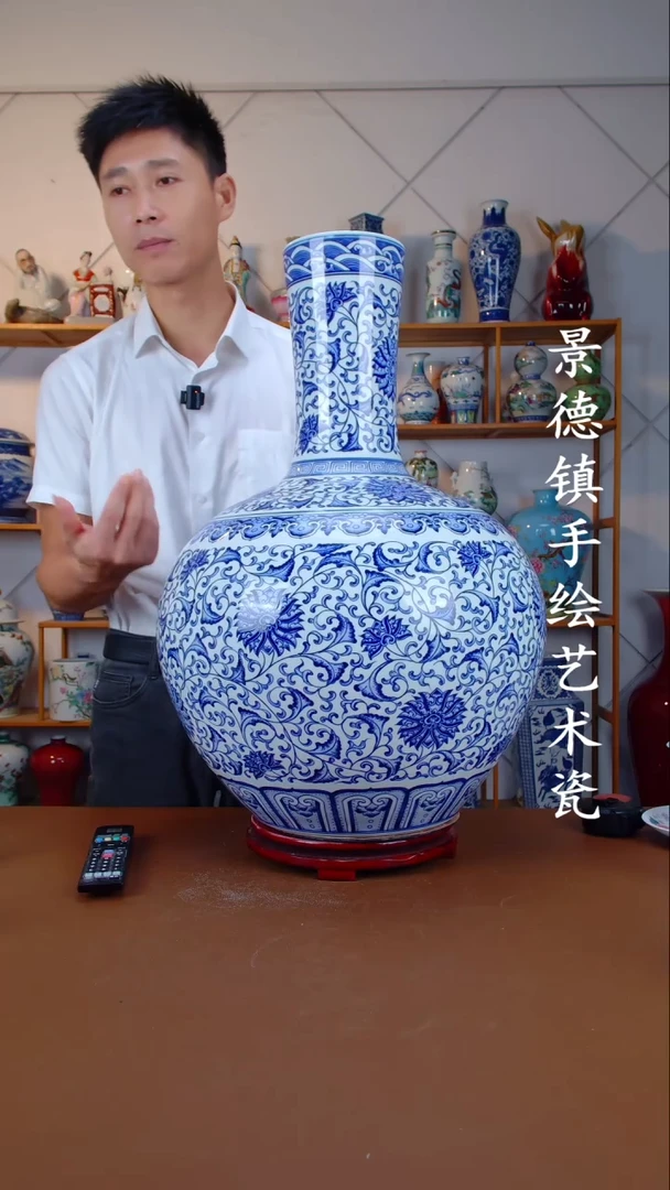 现代景德镇手工手绘陶瓷摆件23