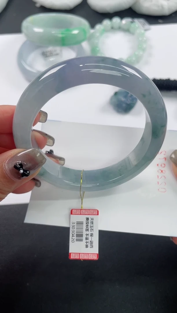 未镶嵌手镯翡翠基地发货H8859 57