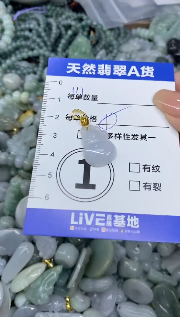 颈饰未镶嵌翡翠天然翡翠A货批量多样性发一件