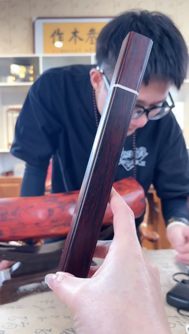 檀香紫檀（小叶紫檀）君?香筒单根