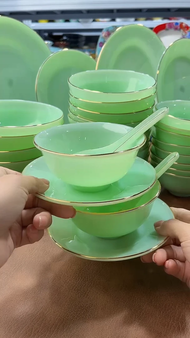 玉瓷三件套2套餐具