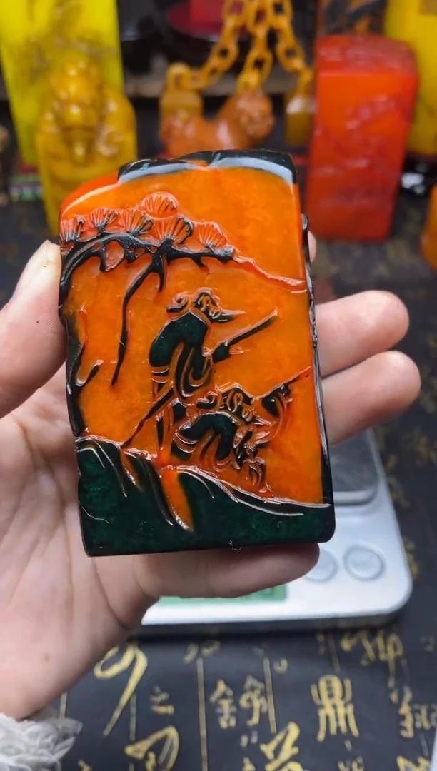 寿山石印石纯天然篆刻石料