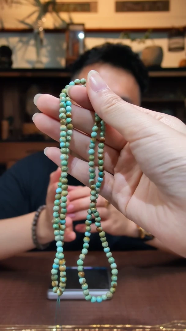 绿松石未镶嵌长串绿松石长串ZD