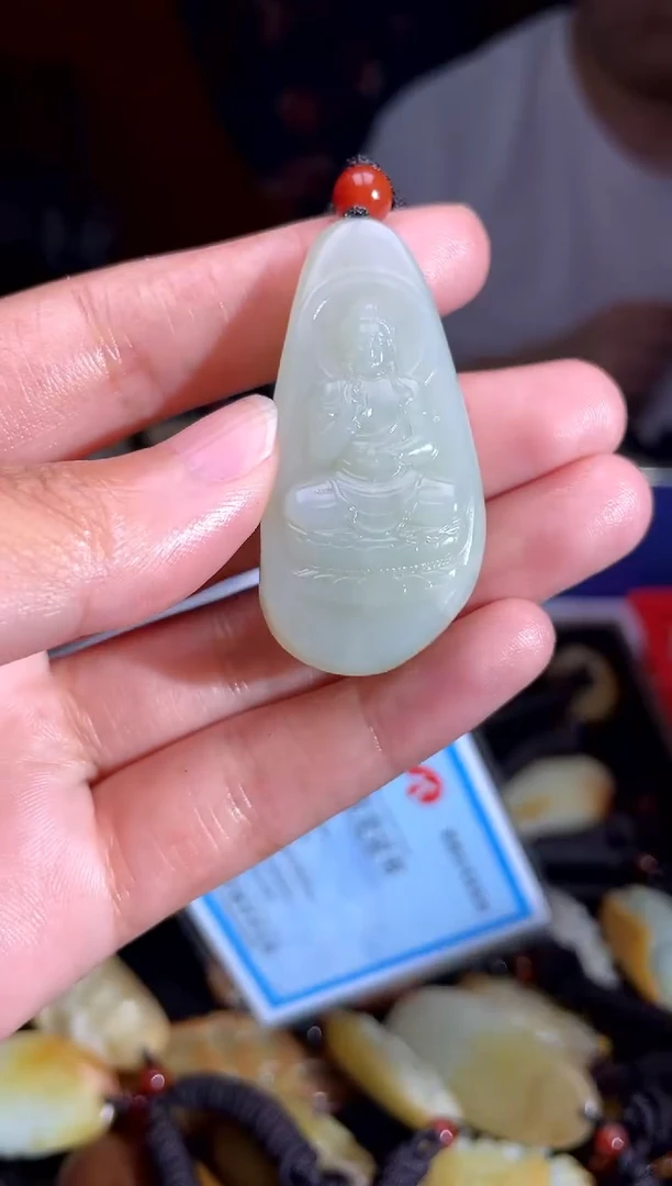 和田玉未镶嵌挂件1