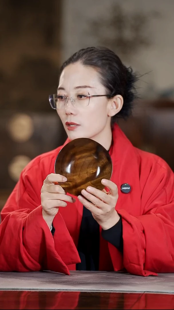 金丝楠171圆盘壶承盘