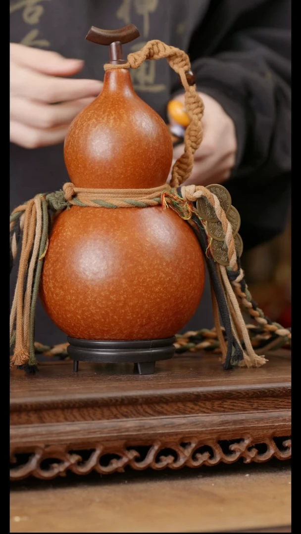 247号精品天然大漆酒葫芦一物一拍~/