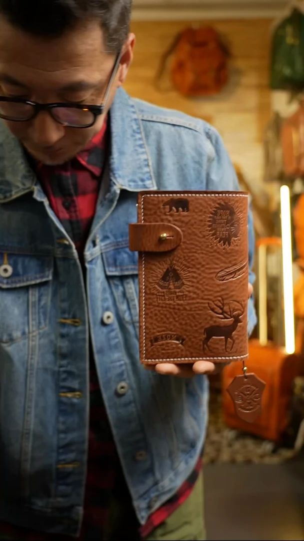 荒野猎人A6活页本羽毛款