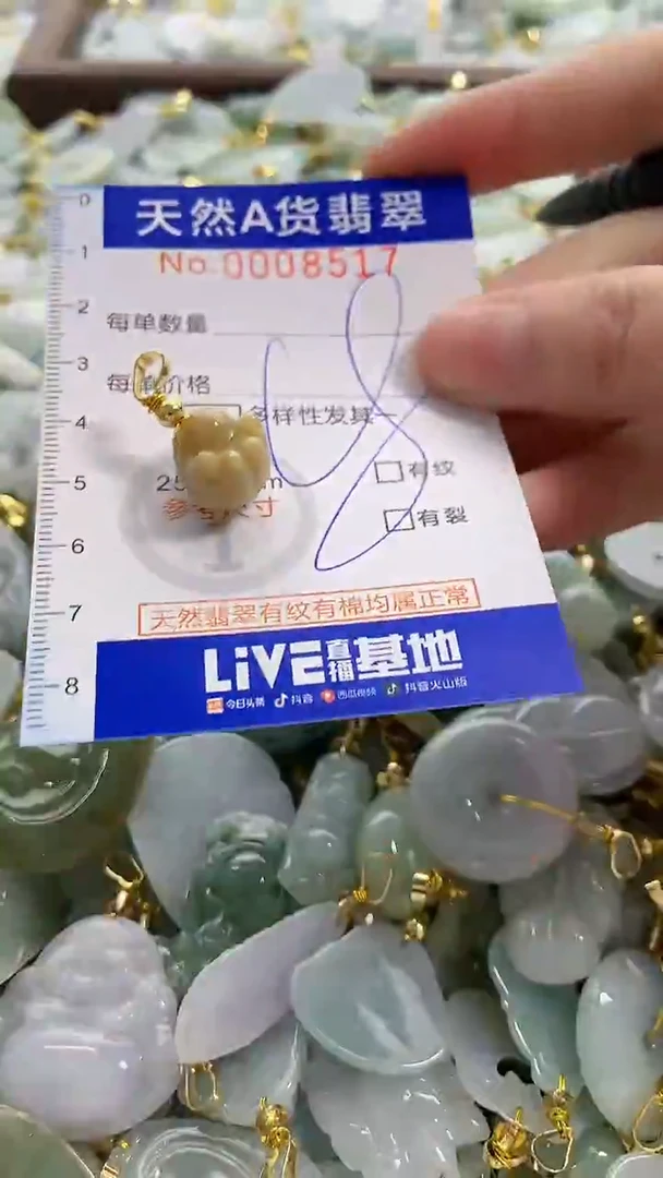 颈饰未镶嵌翡翠天然A货翡翠