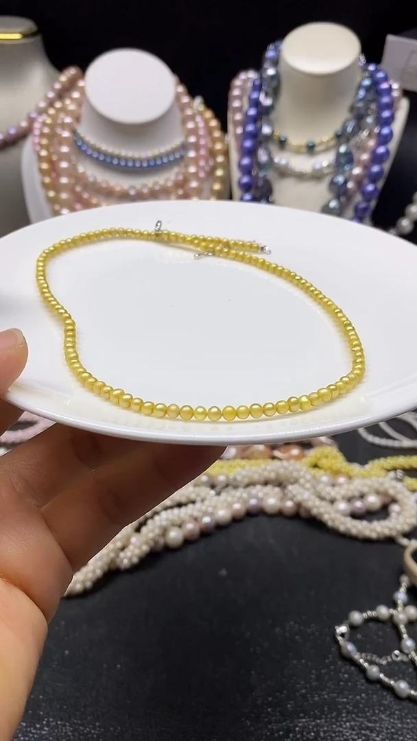 淡水珍珠未镶嵌颈饰多人
