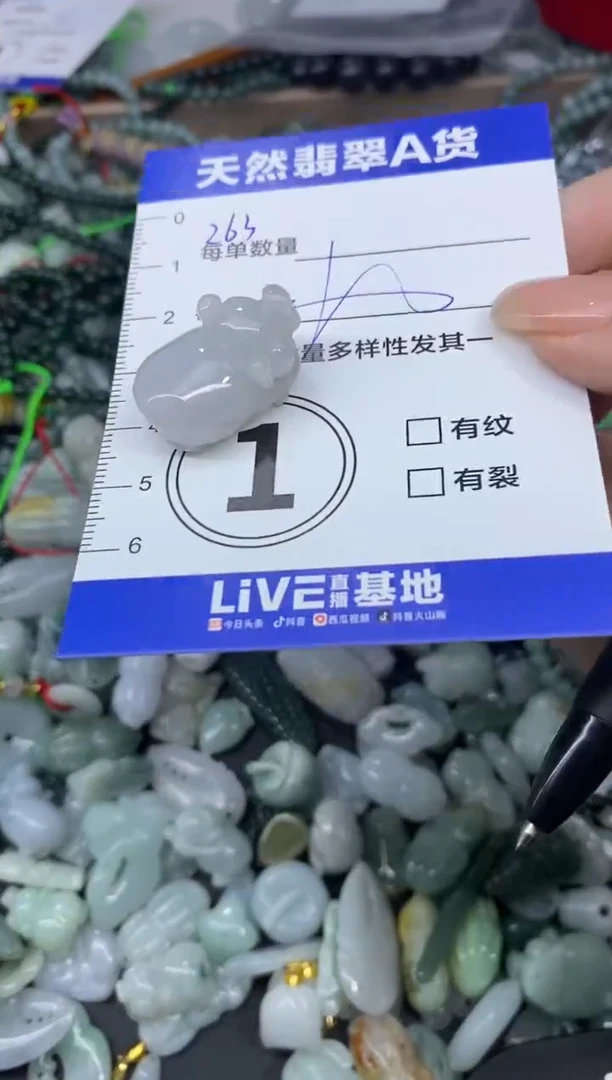 颈饰未镶嵌翡翠天然翡翠A货批量多样性发一件