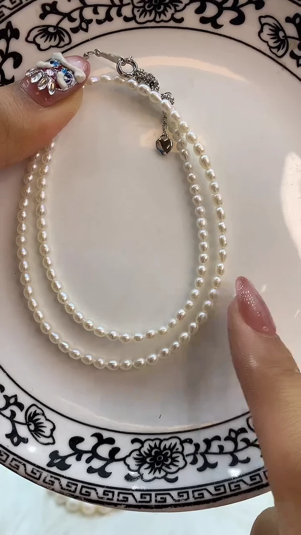 【闪购商品】淡水珍珠项链合金6
