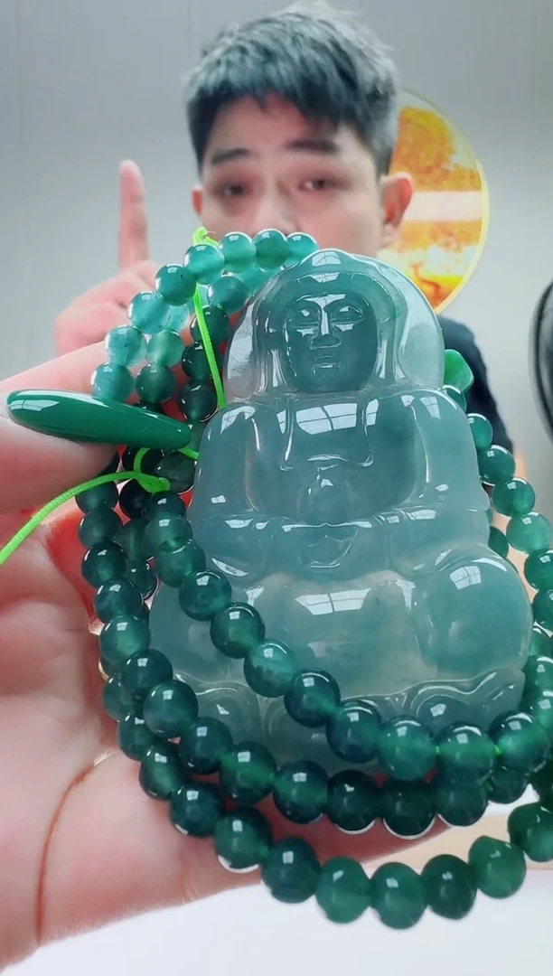 翡翠未镶嵌颈饰多样性随机发其一